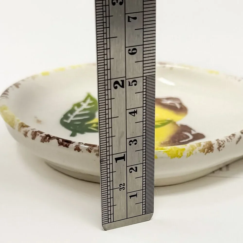 La Tavola Italy Handpainted Ceramic Lemon Spoon Rest Rustic Tuscan New